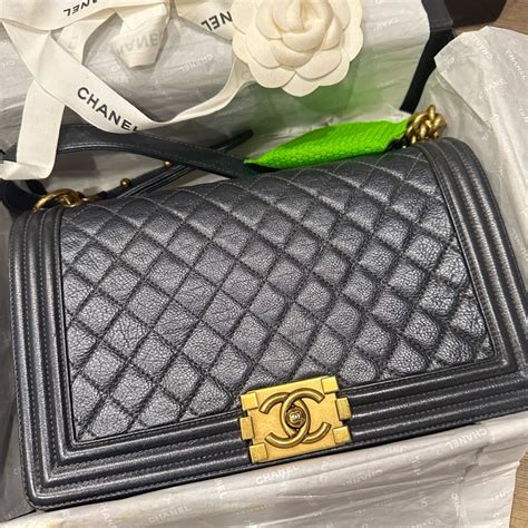boy chanel 大型 口蓋 包